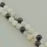🏷️️ Намистини Волосатик 39 см 6,5 мм на нитці (натуральне каміння, без застібки) F-71480
