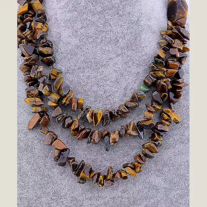 🏷️️ Намисто Тигрове око 58 см ss_14759