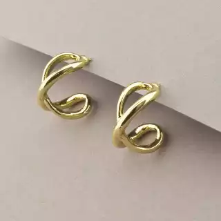 Сережки пусети FJ 20х7 мм