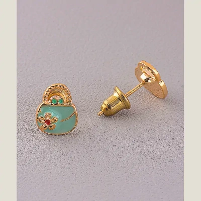 Сережки Fashion емаль