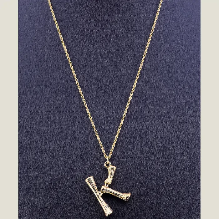 🏷️️ Підвіска літера K Fashion 44 см ss_75390