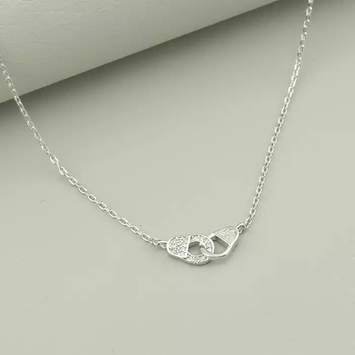 🏷️️ Підвіска Saiya Фіаніт 41 см (родій) ss_92622