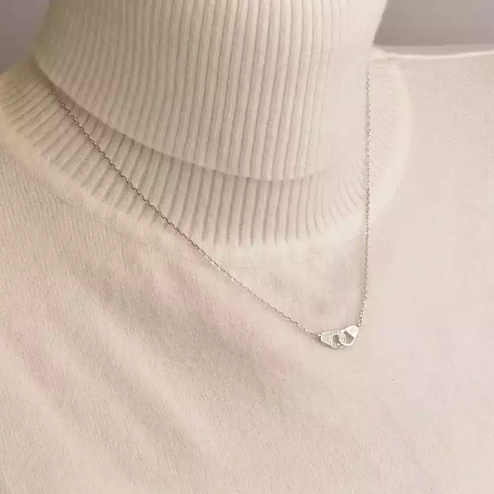 🏷️️ Підвіска Saiya Фіаніт 41 см (родій) ss_92622