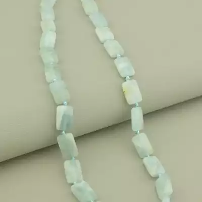 🏷️️ Намисто Аквамарин (cрібло 925 проба) 45 см. F-101382