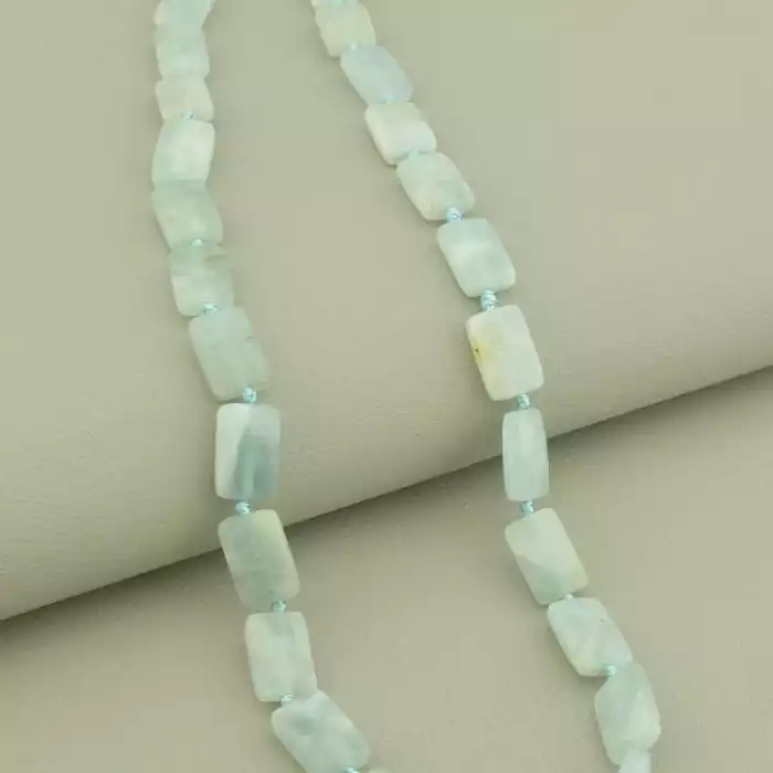 🏷️️ Намисто Аквамарин (cрібло 925 проба) 45 см. ss_101382