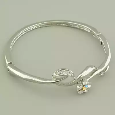 🏷️️ Браслет шарнірний Abella Фіаніт 18 см. F-94152