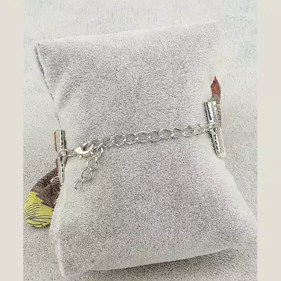 🏷️️ Браслет з карабіном Flora Secret бавовна 17 см F-41809