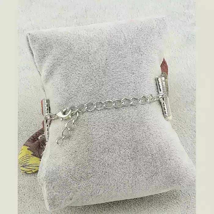 🏷️️ Браслет з карабіном Flora Secret бавовна 17 см ss_41809