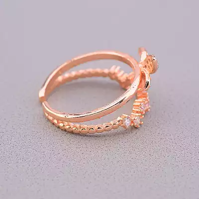 🏷️️ Каблучка роз'ємна метелик FJ Сrystal F-43274