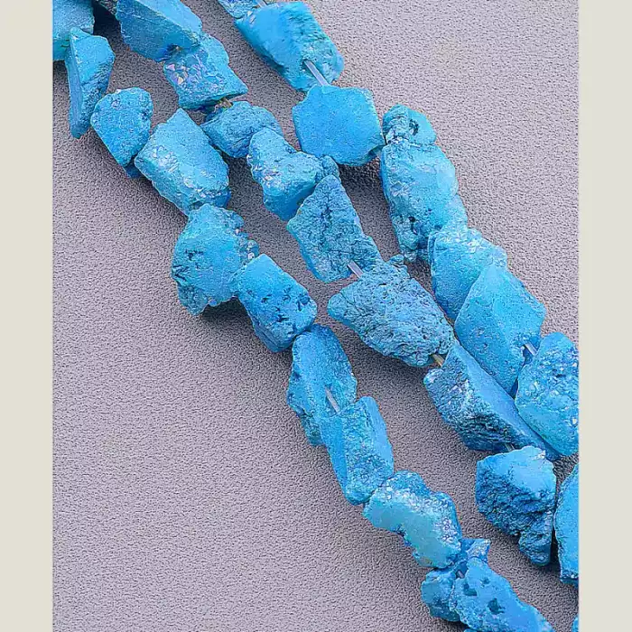 🏷️️ Намистини Кварц 35 см на нитці (натуральне каміння, без застібки) ss_78826