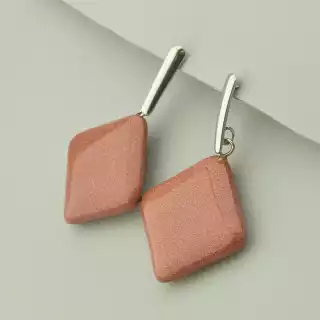 Сережки пусети Stainless Steel Золотий Пісок