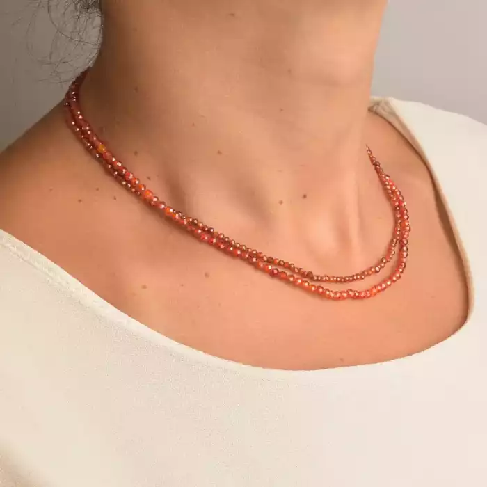 🏷️️ Підвіска Циркон срібло (925 проба) 39 см. ss_89968