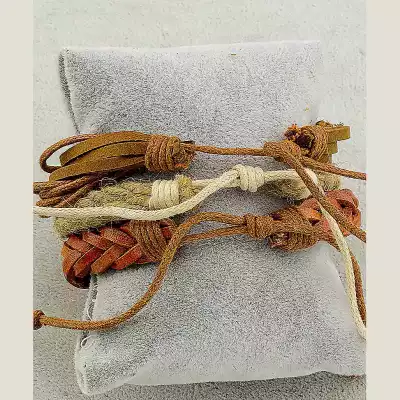 🏷️️ Браслет шамбала екошкіра 17 см F-30182