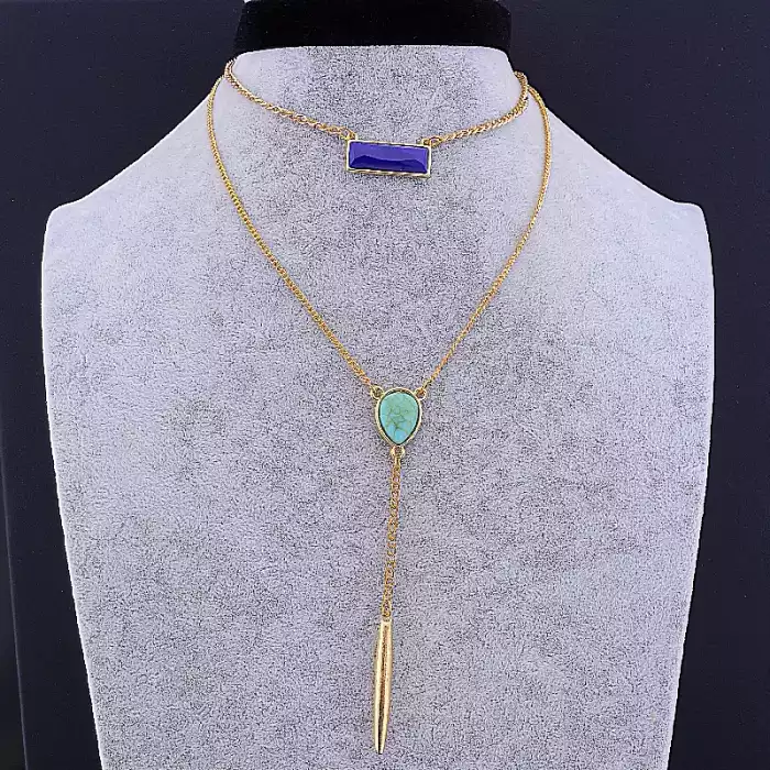 🏷️️ Підвіска FJ Лазурит 60 см ss_46348