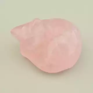 Мінерал рожевий кварц кіт (55х50 мм, рожевий)