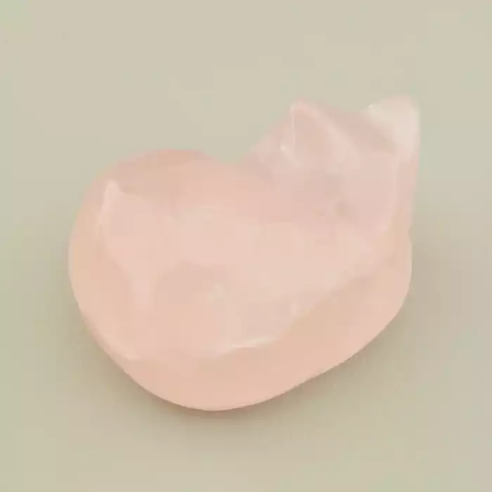 🏷️️ Мінерал рожевий кварц кіт (55х50 мм, рожевий) ss_105290