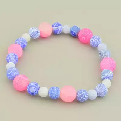 Браслет на резинці Агат 18 см