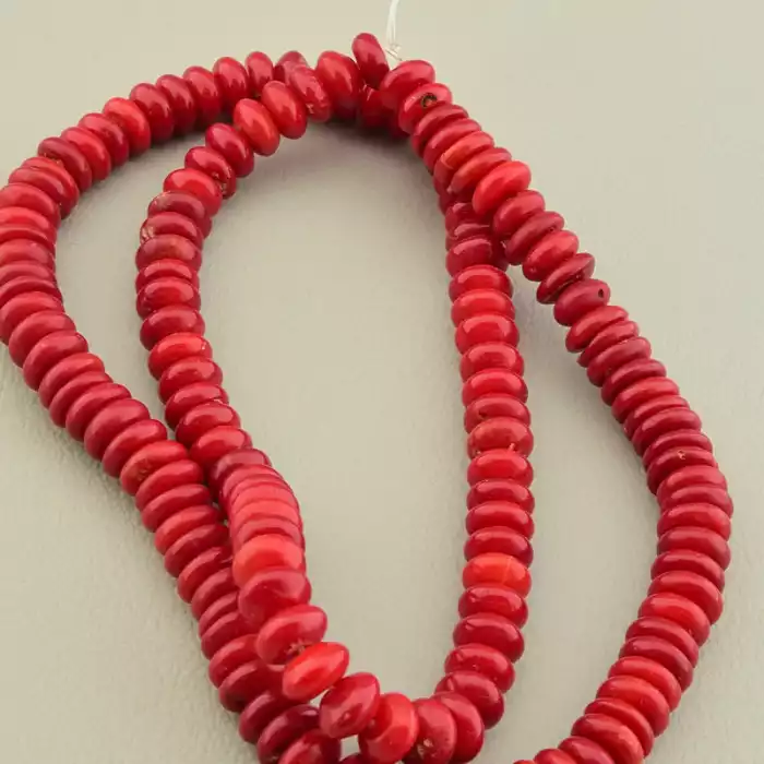 🏷️️ Намистини Корал 44 см (без застібки) F-106410
