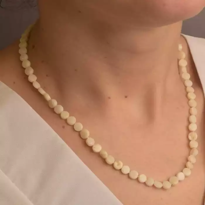 🏷️️ Намисто з коралів 43 см. F-92233