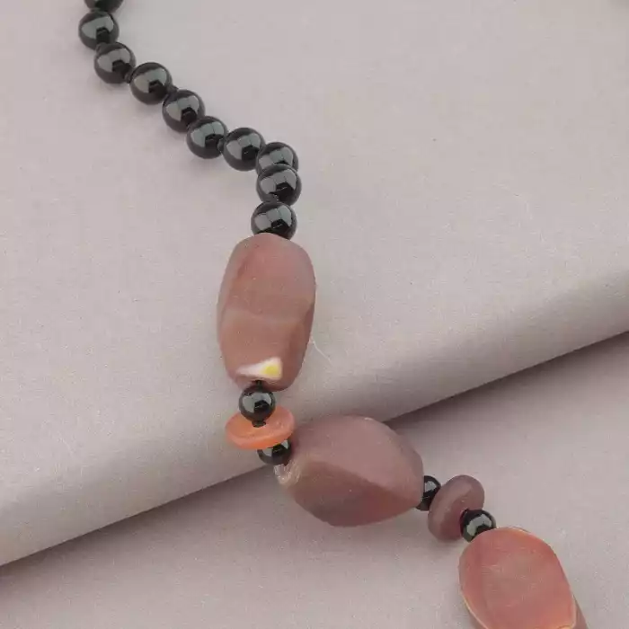 🏷️️ Намисто Агат, Сердолік 55 см ss_82468