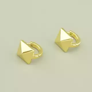 Сережки легкі кільця Xuping (позолота лимонна 18к)