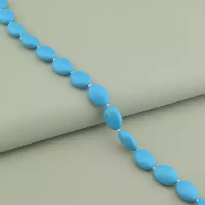 🏷️️ Намисто Бірюза 43 см. F-100443