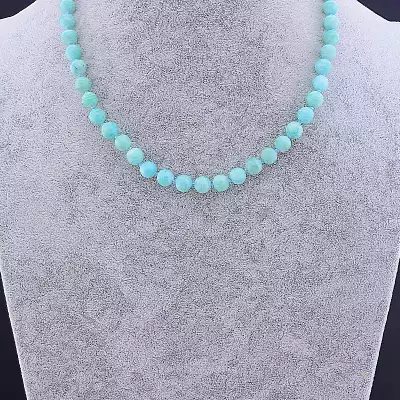 🏷️️ Намисто Амазонит 45 см F-82699