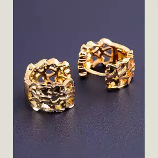 Сережки кільця Xuping (позолота 18к)