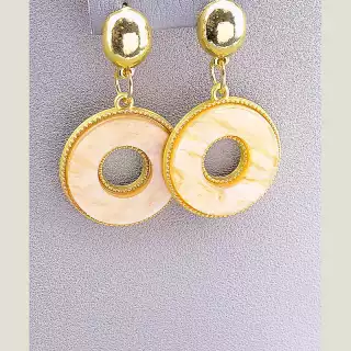 Сережки пусети пластик FJ