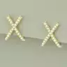 🏷️️ Сережки пусети Xuping Майорка (позолота 18к лимонна) F-94153