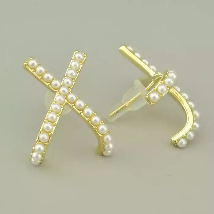 🏷️️ Сережки пусети Xuping Майорка (позолота 18к лимонна) ss_94153