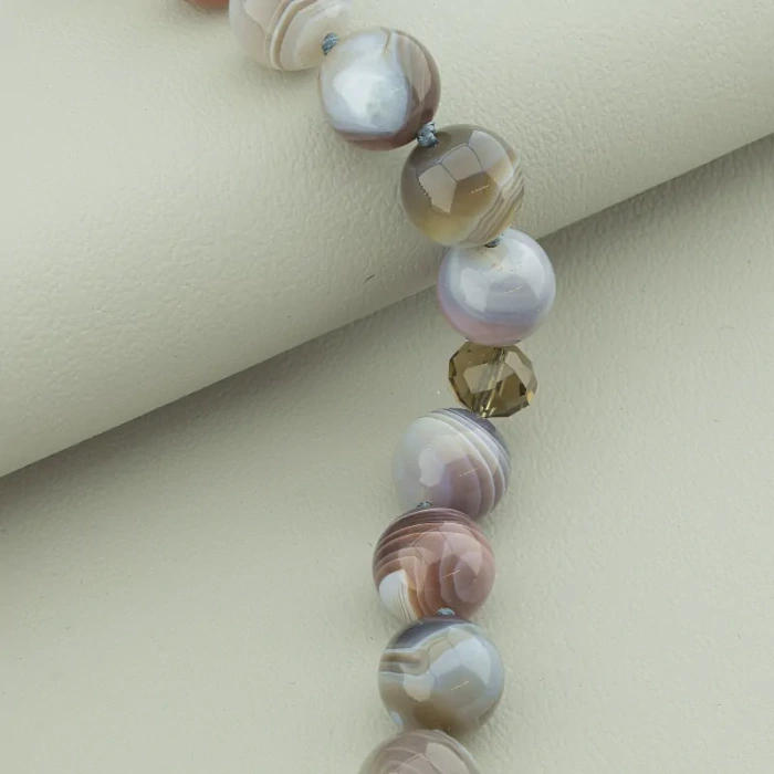 🏷️️ Намисто Агат срібло (925 проба) 46 см. ss_94489