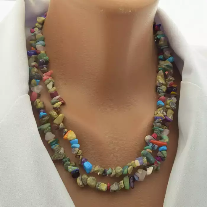 🏷️️ Намисто Самоцвіти 92 см. ss_102083