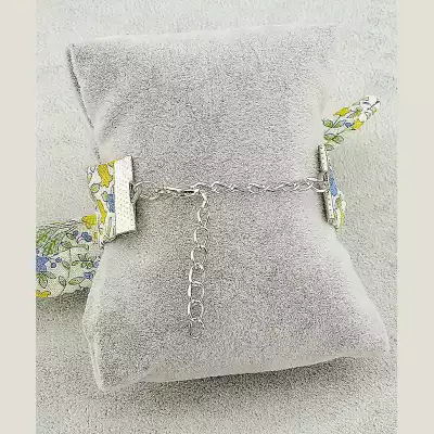 🏷️️ Браслет з карабіном Flora Secret бавовна 17 см F-41810