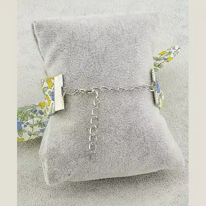 🏷️️ Браслет з карабіном Flora Secret бавовна 17 см ss_41810