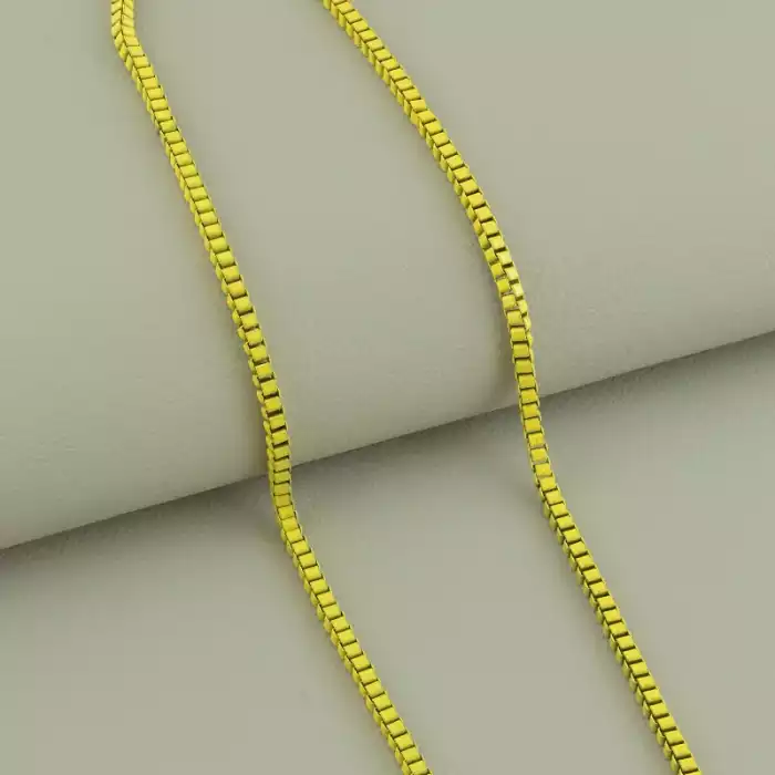 🏷️️ Ланцюг венеціанське плетіння 46 см, застібка карабін ss_95394