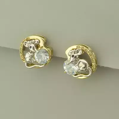 🏷️️ Підвіска+Сережки Фіаніт 40 см. F-102906