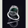 🏷️️ Перстень Малахіт F-43100