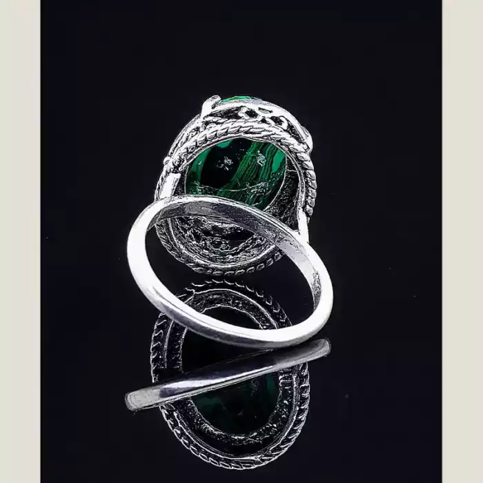 🏷️️ Перстень Малахіт ss_43100