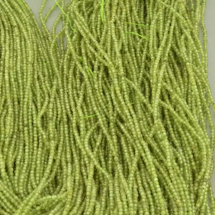 🏷️️ Намистини Преніт 39 см. 1,8мм. на нитці (натуральне каміння, без застібки) ss_103109