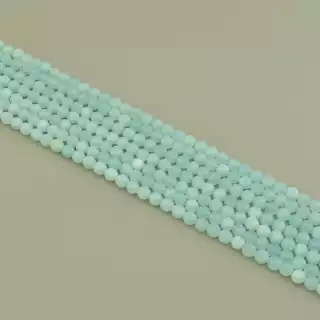 Намистини Кварц 37 см. 6мм. на нитці (натуральне каміння, без застібки)