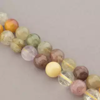 Намистини Самоцвіти 39 см. 12 мм. на нитці (натуральне каміння, без застібки) в формі кульки