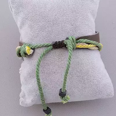 🏷️️ Браслет Vogue Шкіра 18 см шкіра F-79255