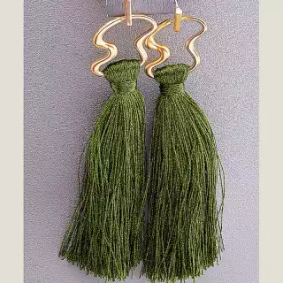 Сережки пусети Нитки FJ