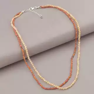 Підвіска Циркон срібло (925 проба) 40 см.