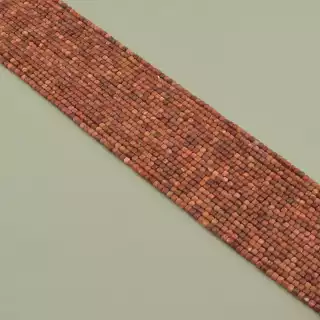 Намистини Яшма 39 см. на нитці (натуральне каміння, без застібки)