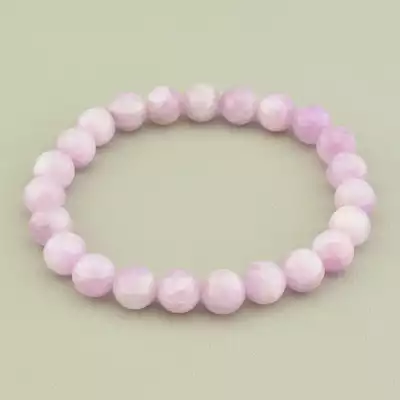 🏷️️ Браслет резинка Кунцит 18 см. F-98499