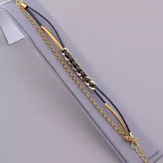 Браслет з карабіном Fashion 17 см