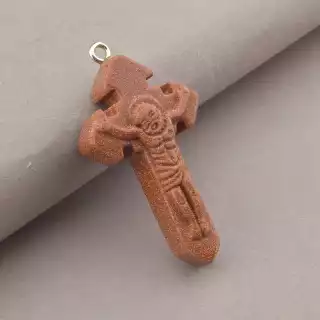 Кулон хрест Авантюрин