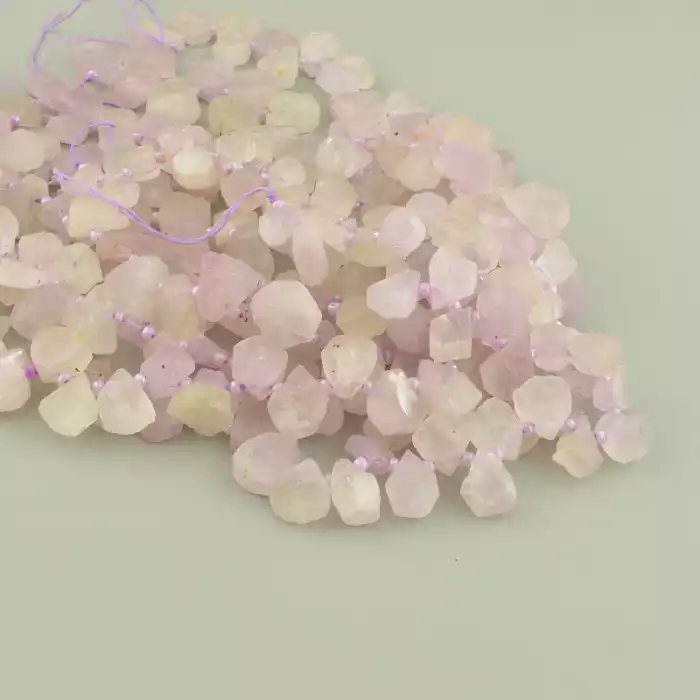 🏷️️ Нитка Кунцит 41 см (без замка) ss_83476